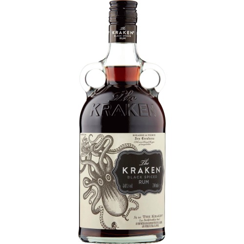 KRAKEN BLACK SPICED RUM 40% 1X70CL The Kraken Black Spiced Rum 70CL - Image 1