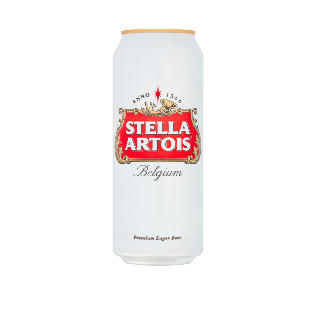 Untitled design (1) Stella Artois Lager Beer PINT Uk Cans 4.8% 24x500ml - Image 1