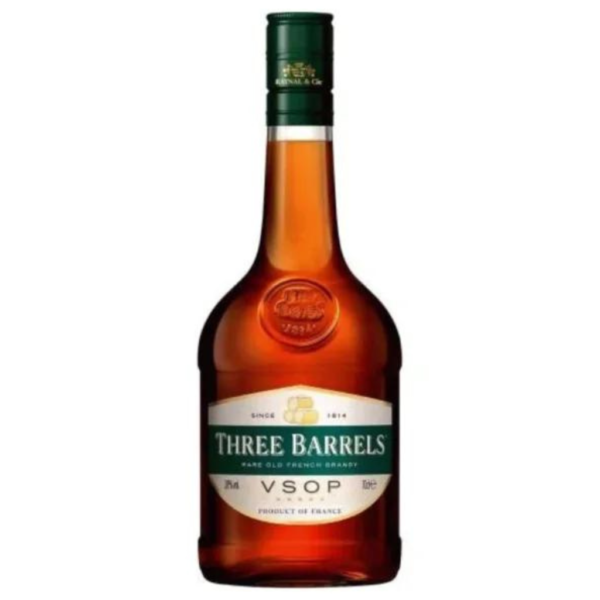 Three Barrels Rare Old French Brandy VSOP 1X70CL 38%