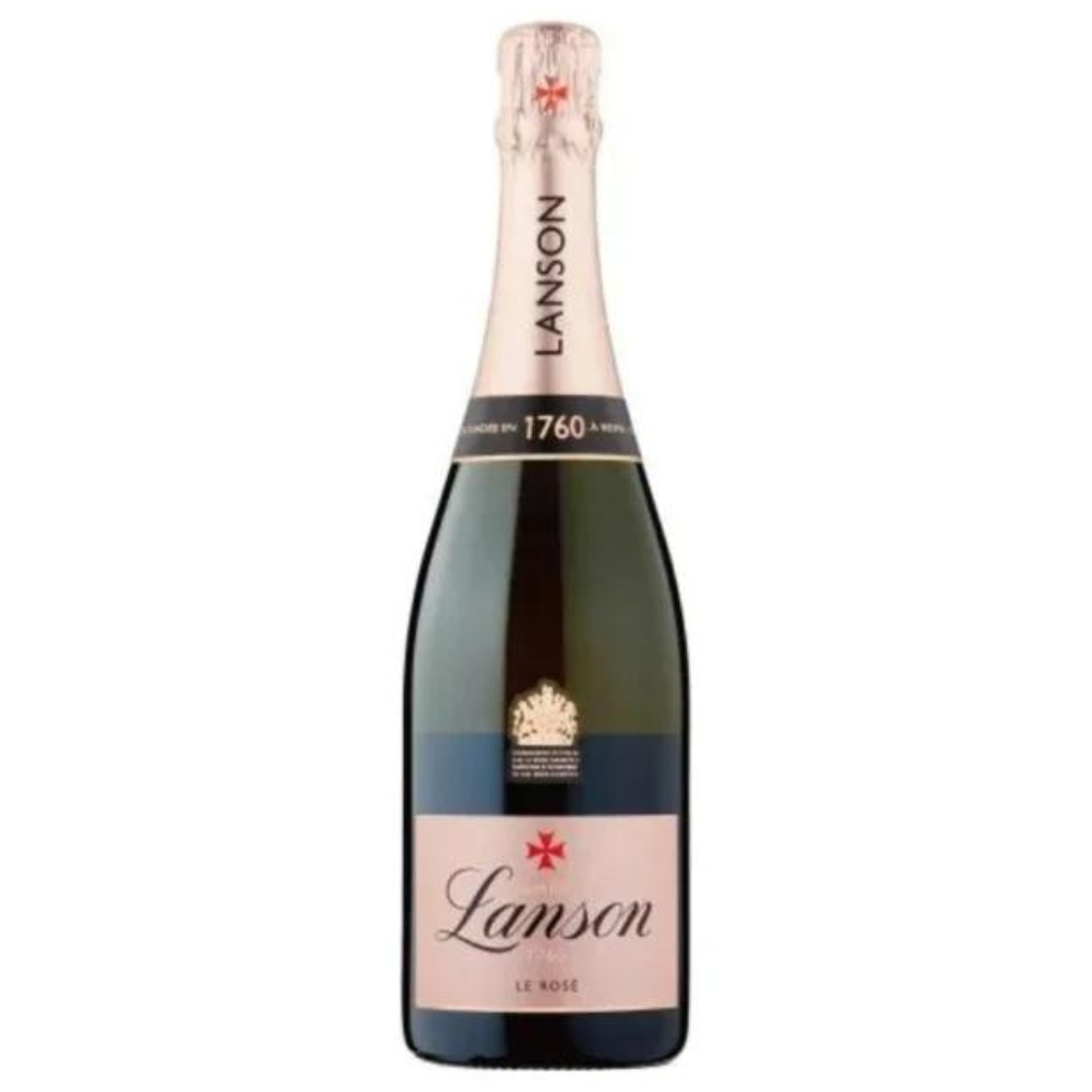 Untitled design - 2024-05-04T193516.286 Lanson Brut Rose Champagne NV 1x75CL 12.5% - Image 1
