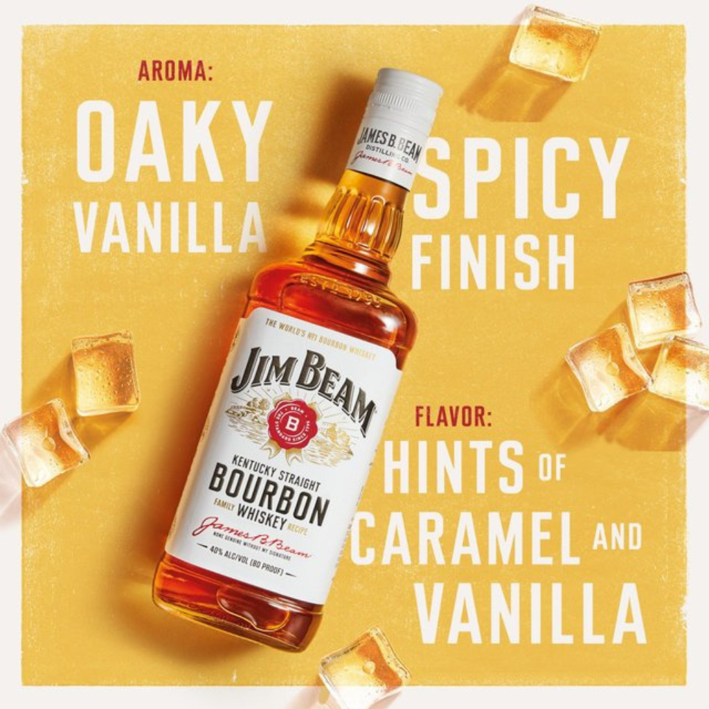 Untitled design (57) JIM Beam Bourbon Whisky 70CL 40% - Image 2