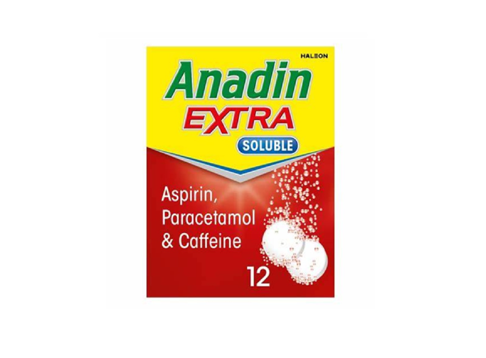 ANADIN PARACETAMOL CAFFINE 1X12C ANADIN PARACETAMOL CAFFINE 1x12C - Image 1