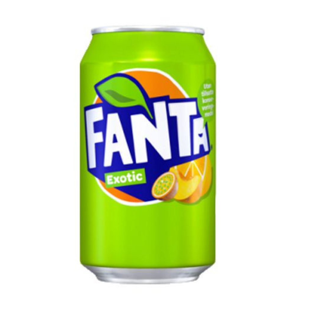 Fanta Exotic Cans 24x330ml Fanta Exotic Cans 24x330ml - Image 1