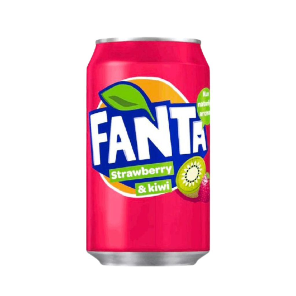 Fanta Strawberry & Kiwi Cans 24x330ml Fanta Strawberry & Kiwi Cans 24x330ml - Image 1