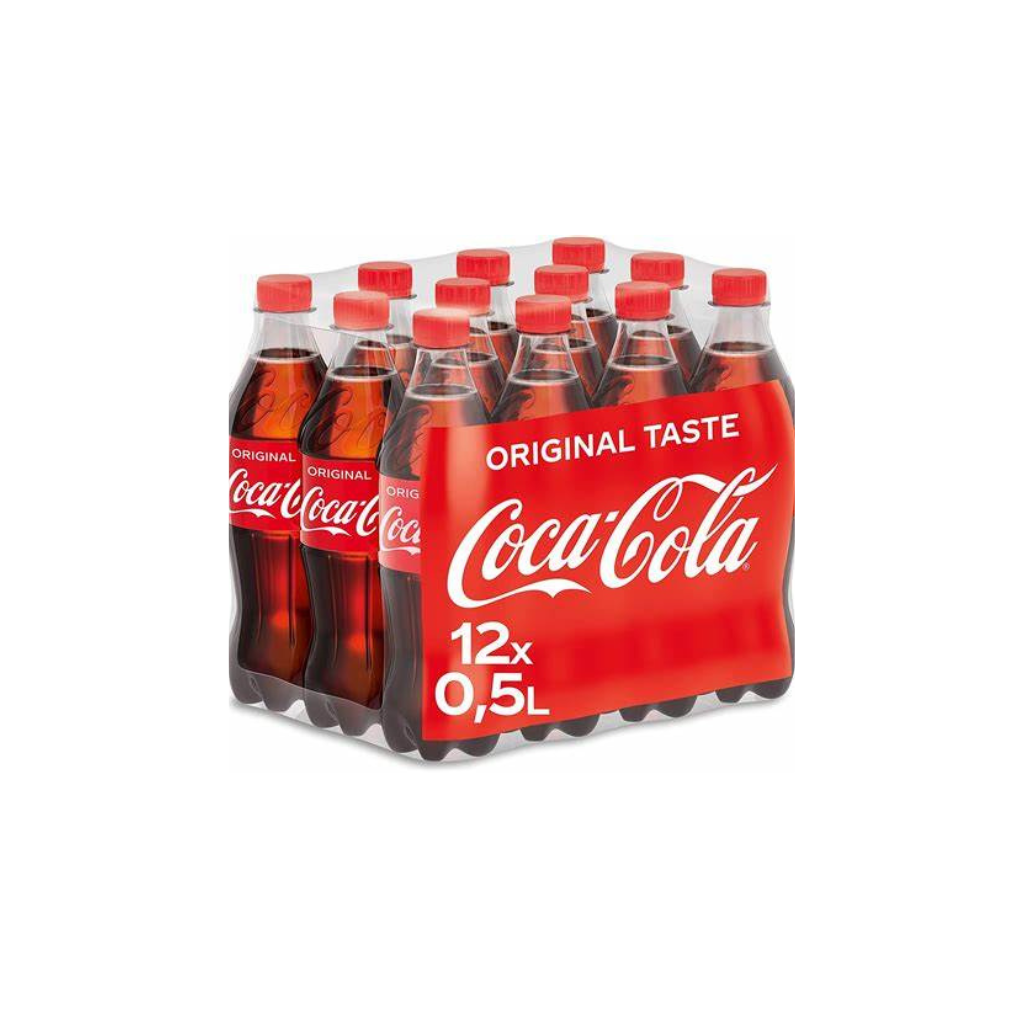 Untitled design (1) Coca-Cola Classic Regular Bottle 12x500ml - Image 1