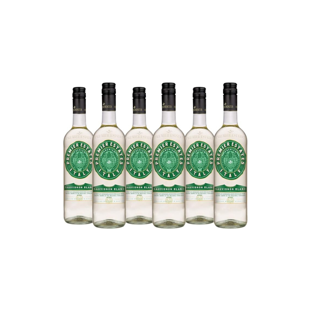 Untitled design (22) Premier Estates | Sauvignon Blanc | Italian White Wine | Case of 6 x 75cl Bottles - Image 1