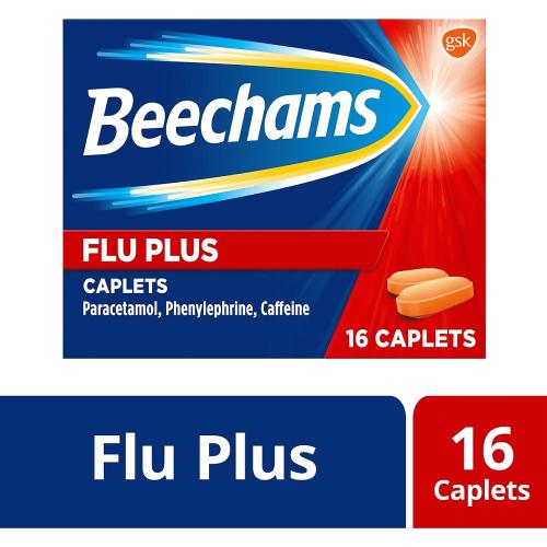 BEECHAMS FLU PLUS 16 CAPLETS BEECHAMS FLU PLUS 16 CAPLETS - Image 1