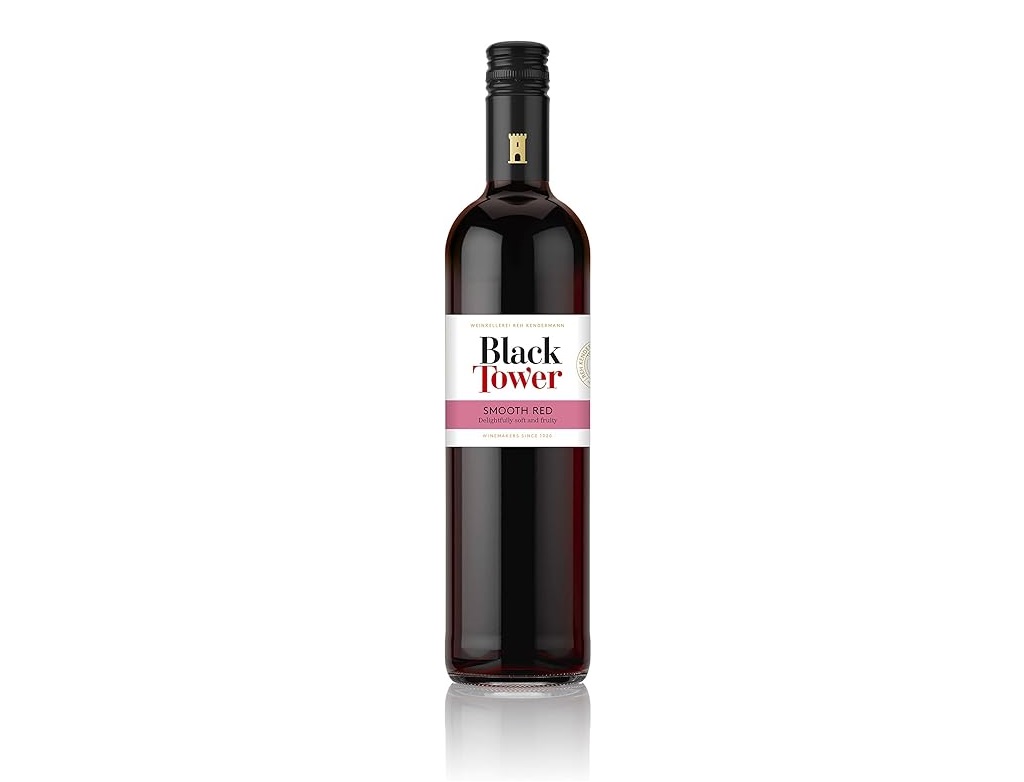 Black Tower Smooth Red Wine BLACK TOWER SMOOTH RED 6X75CL - Image 1