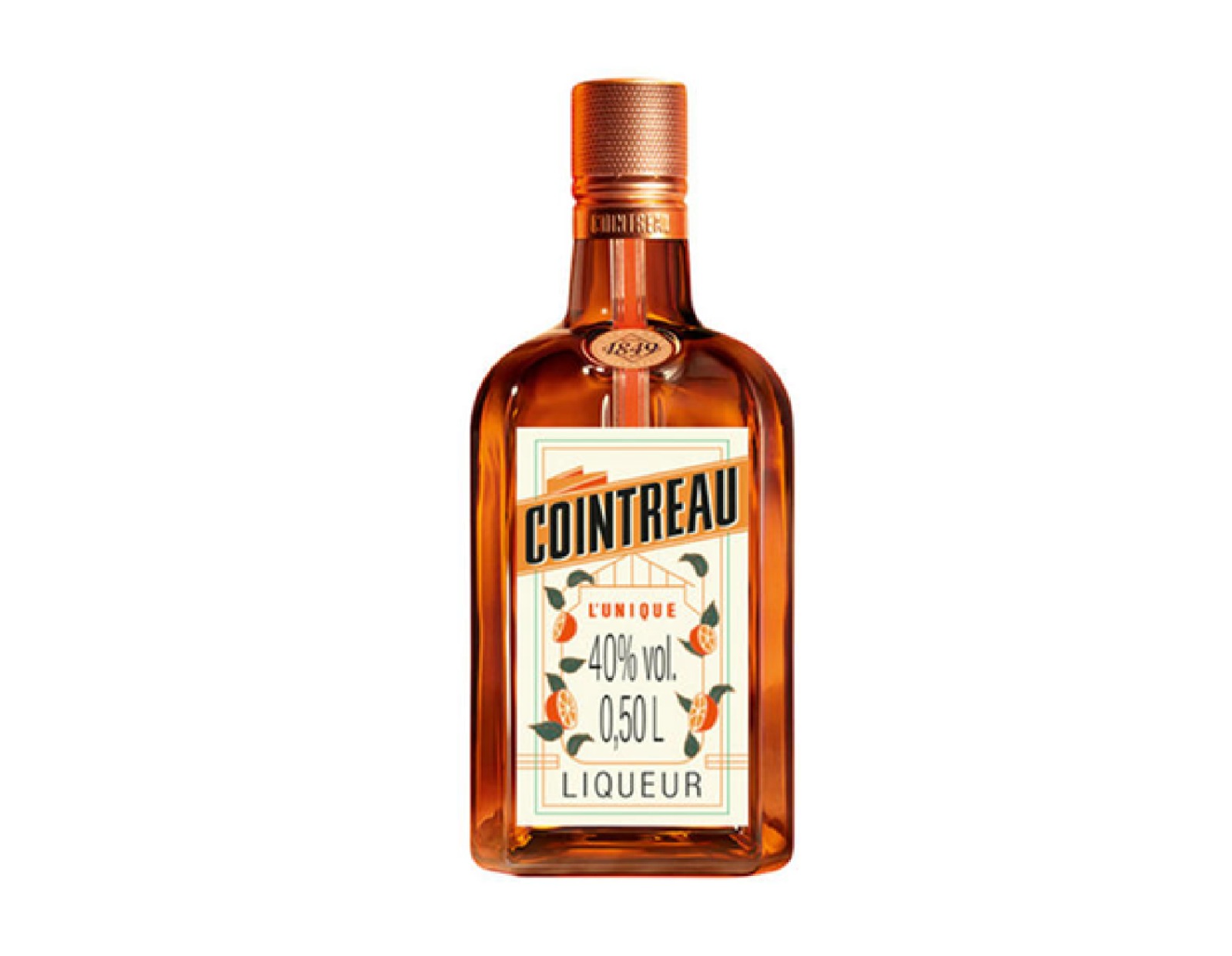 COINTREAU ORANGE LIQUEUR 50CL 40% COINTREAU ORANGE LIQUEUR 50CL - Image 1