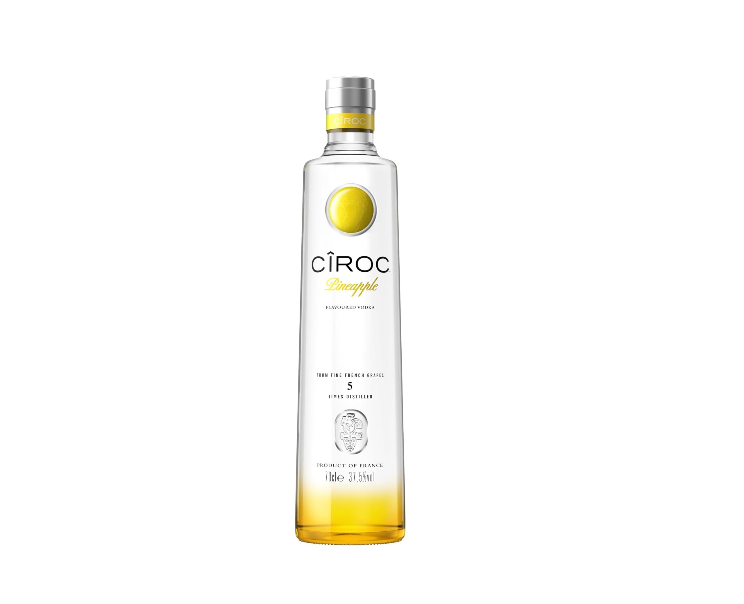 Ciroc Pineapple Flavoured Vodka 37.5 vol 70cl CIROC VODKA PINEAPPLE 1X70CL - Image 1
