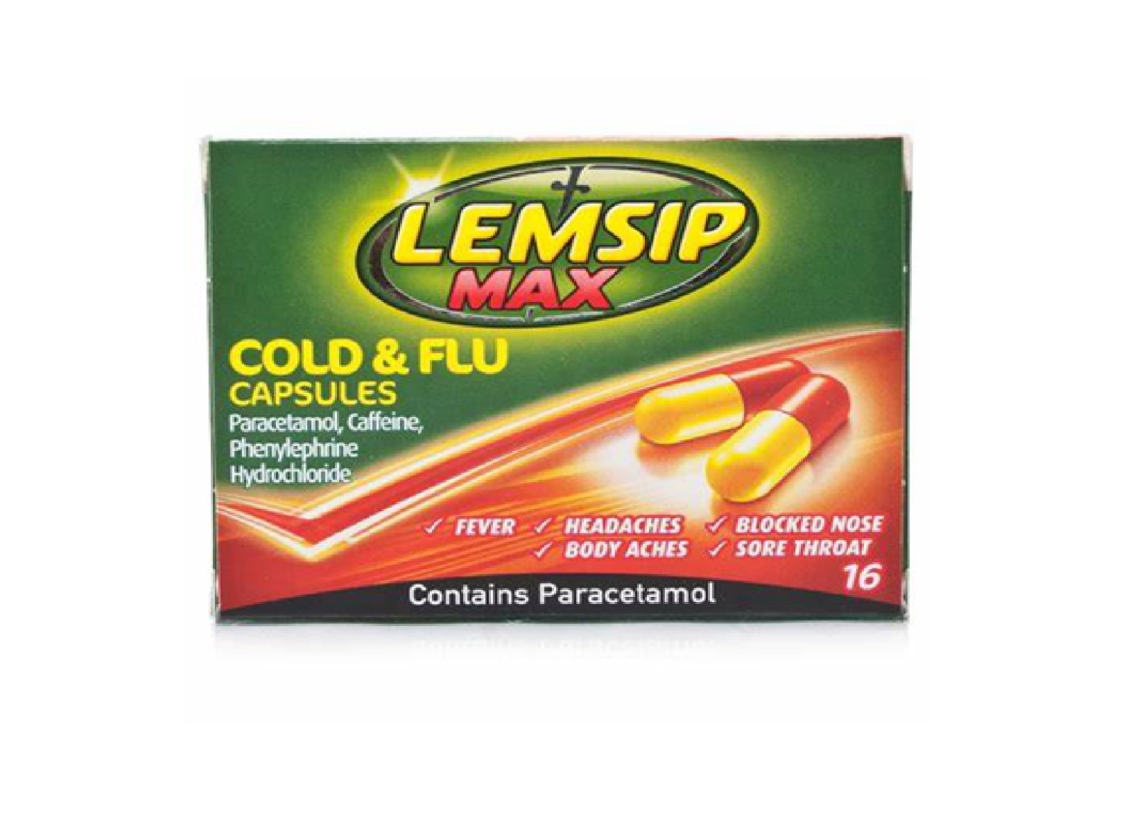 LEMSIP COLD &FLU 8CAPSULES LEMSIP COLD & FLU 8 CAPSULES - Image 1