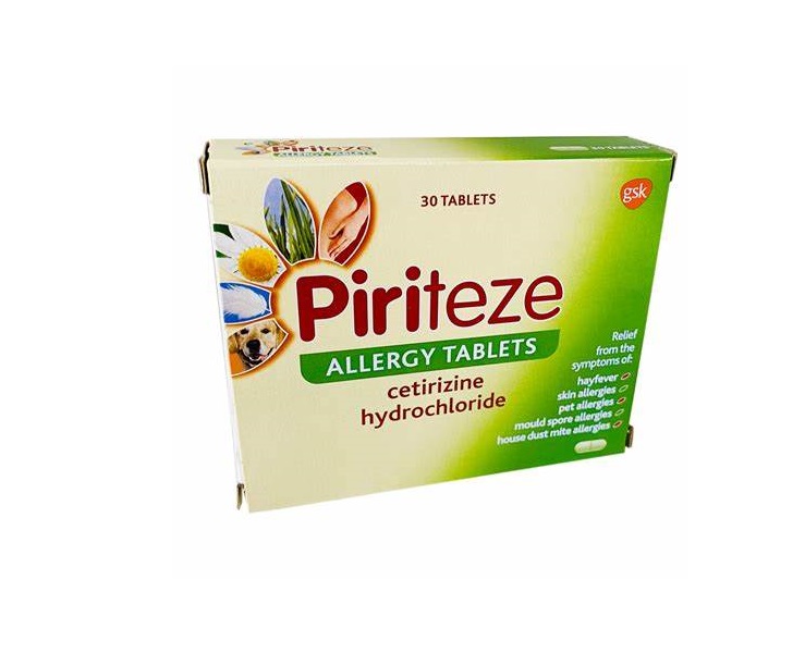 PIRITEZE ALLERGY 1X30TAB PIRITEZE ALLERGY 1X30TAB - Image 1